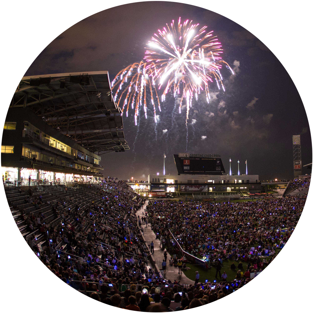 Purchase Tickets For Colorado Rapids Vs - Fireworks (1000x1000), Png Download