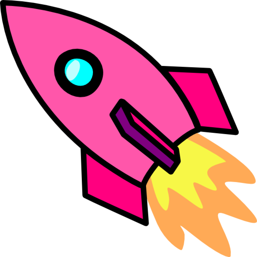 Cartoon Spaceship Png - Rocket Clipart (600x600), Png Download