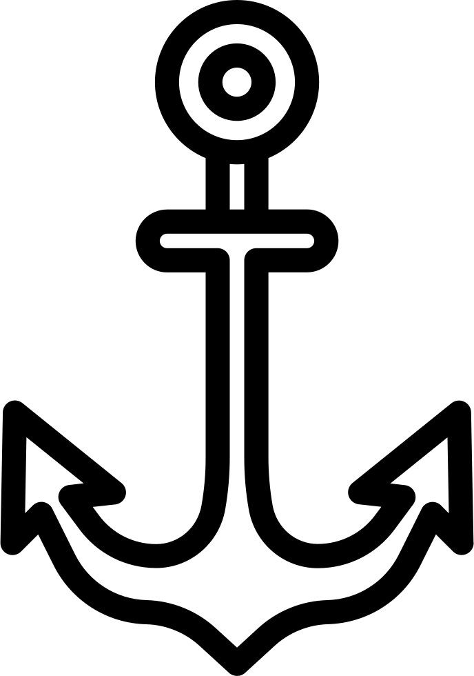 Anchor Comments - Boat (688x980), Png Download