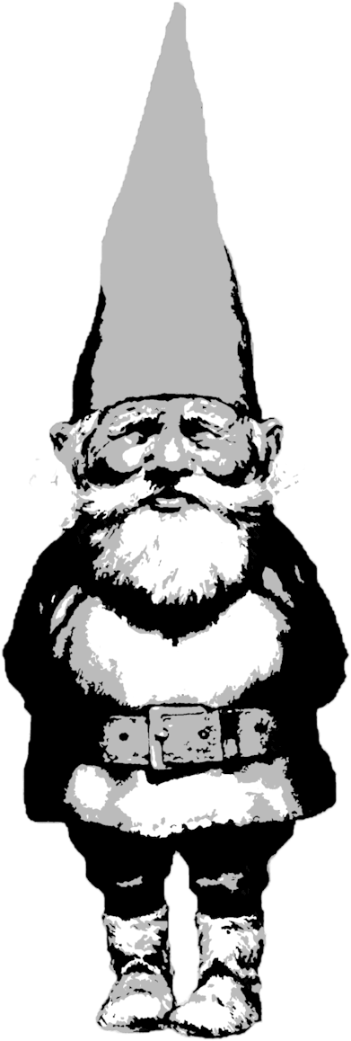 Gnome Silhouette At Getdrawings - Rien Poortvliet (1024x1325), Png Download