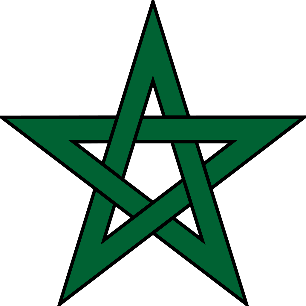 Original File - Morocco Flag Star (1024x1024), Png Download