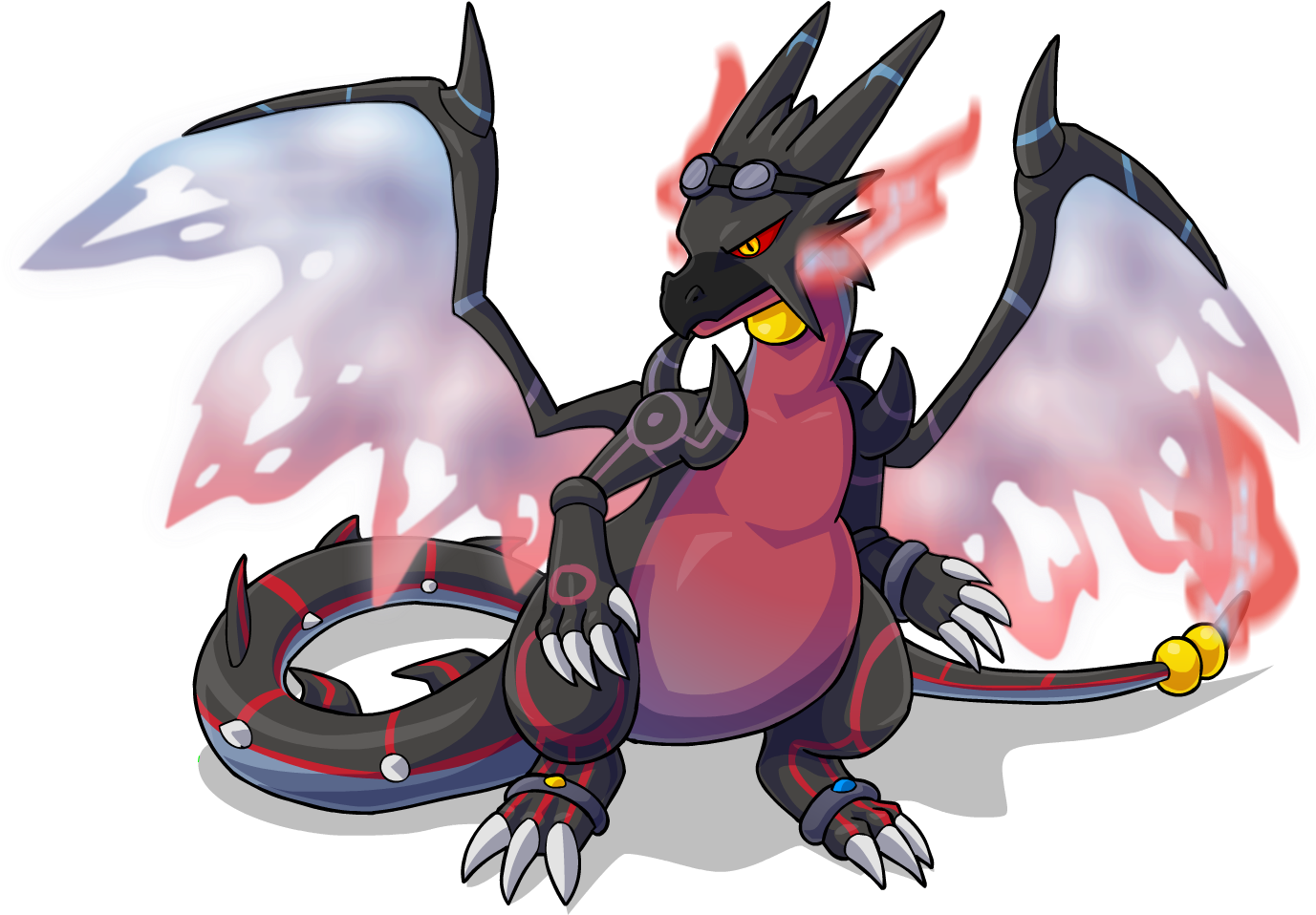 Charizard Mega Omega (1600x981), Png Download