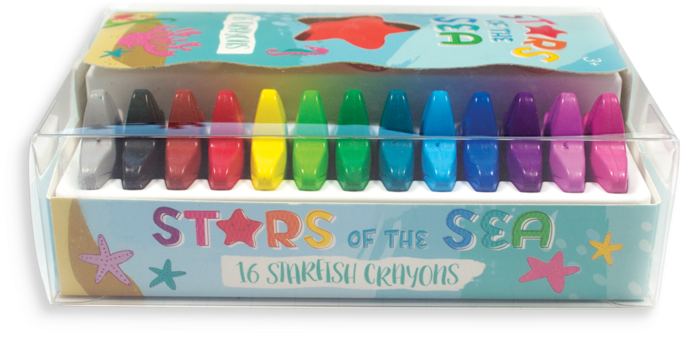 Stars Of The Sea Crayons - International Arrivals Stars Of The Sea Crayons-set (800x800), Png Download