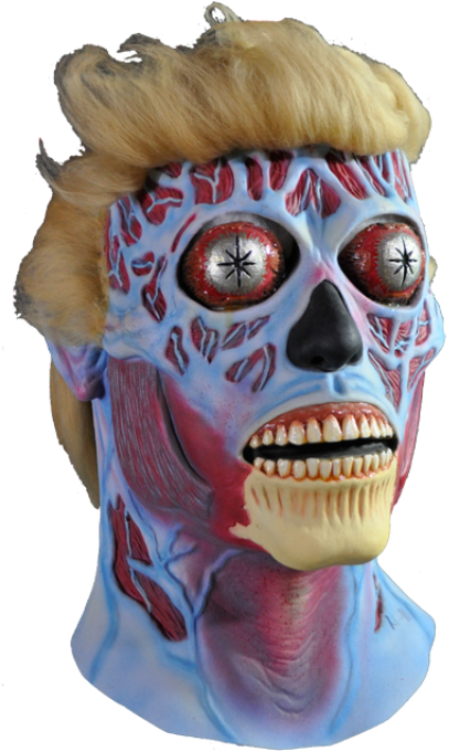 Ebaum's Odd Image Exposition - They Live Alien Mask - Limited Edition Donald Trump (465x682), Png Download