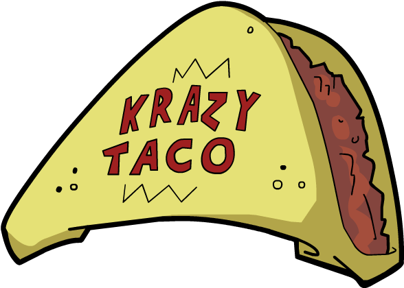 Taco Hat - Invader Zim Krazy Taco (600x432), Png Download