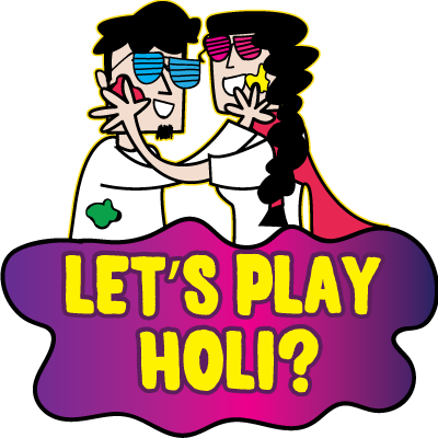 Thank You - Holi Png Sticar (400x400), Png Download