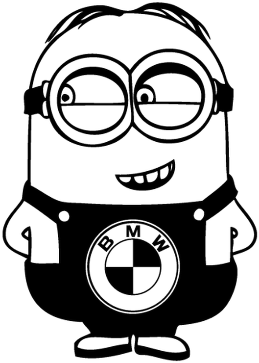 Bmw Logo, E30, Minions, Gusto, Bike Stuff, Print Design, - Minion Bmw (800x800), Png Download