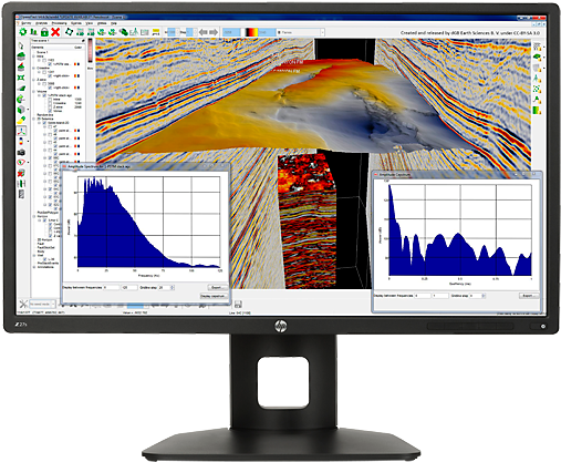 Hpz27s Uhd Monitor - Hp Z27s 27-inch Ips Uhd Display (573x430), Png Download