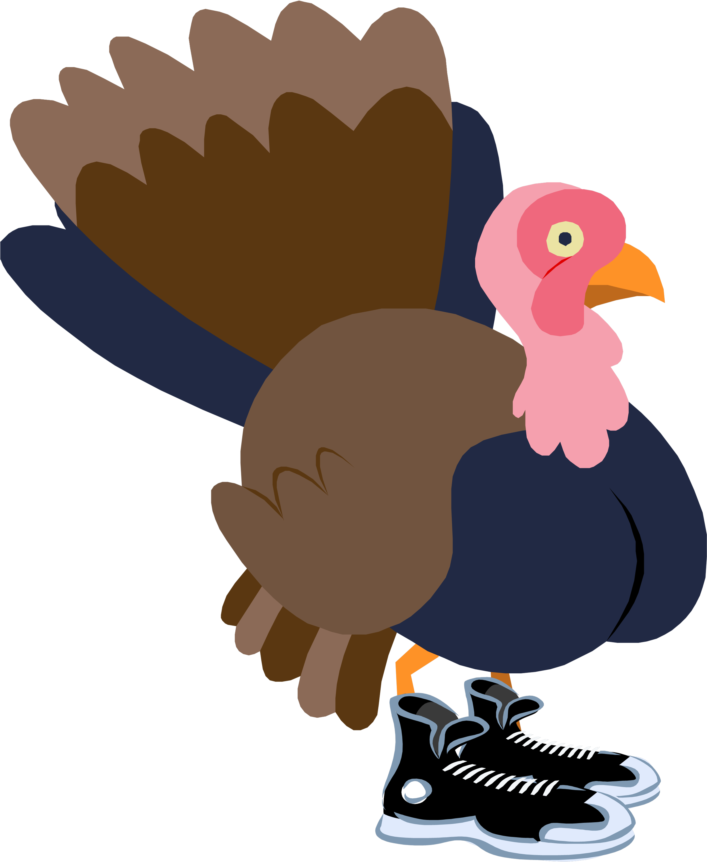 Download Turkey - Cartoon - Full Size PNG Image - PNGkit