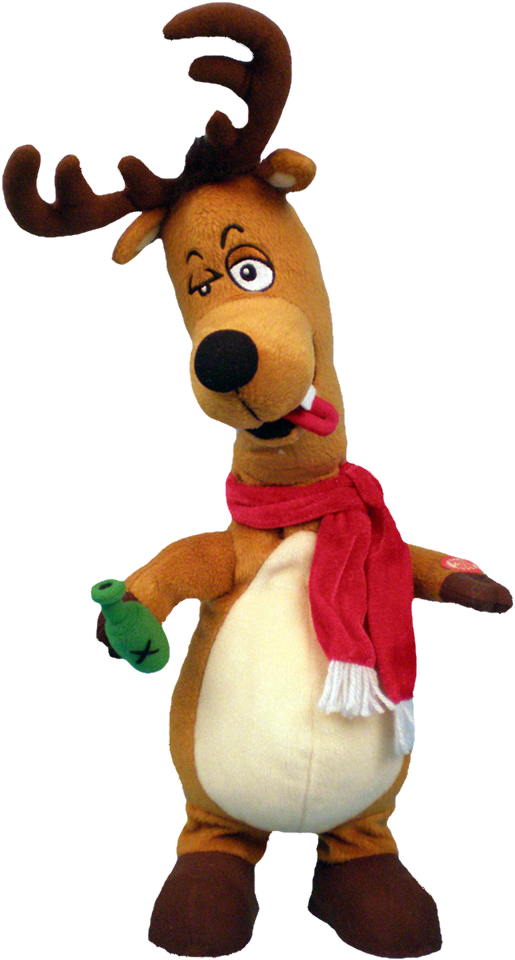 Drunken Reindeer - Drunk Reindeer Png (1000x1000), Png Download