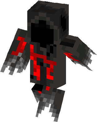 Bloody Grim Reaper Skin - Minecraft (317x453), Png Download