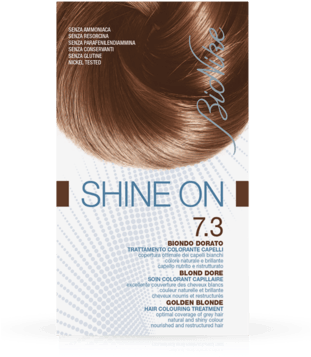 3 Golden Blonde Hair Colouring Treatment - Bionike Shine On 4.3 Golden Brown (310x458), Png Download