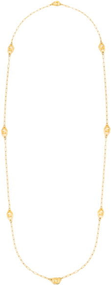 Dinh Van R8 Menottes Long Length Gold Necklace - Lionel Meylan S.a. (580x580), Png Download