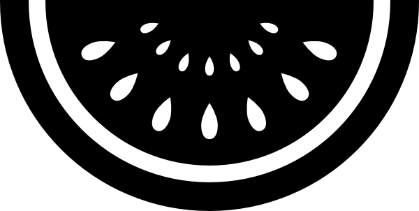 Watermelon Piece Icon Clip Art At Clker - Icon (600x302), Png Download