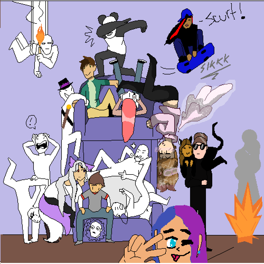 Dab Mai Dude Dab - Drawing (1000x1000), Png Download