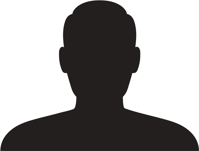 Douglas Powers - Male Silhouette Head (692x692), Png Download