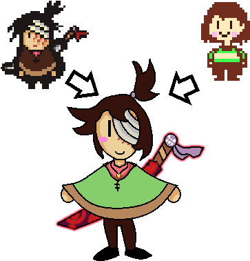 Undertale Lisa Clip Art Art - Lisa The Painful X Undertale (400x400), Png Download