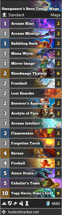Http - Standard Thief Rogue Vs Tempo Mage (219x754), Png Download