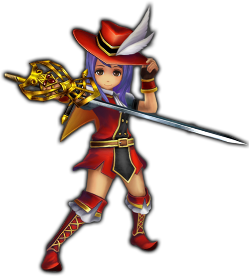 Lrffxiii Red Mage Ffe Red Mage - Ff Explorers Red Mage (496x549), Png Download