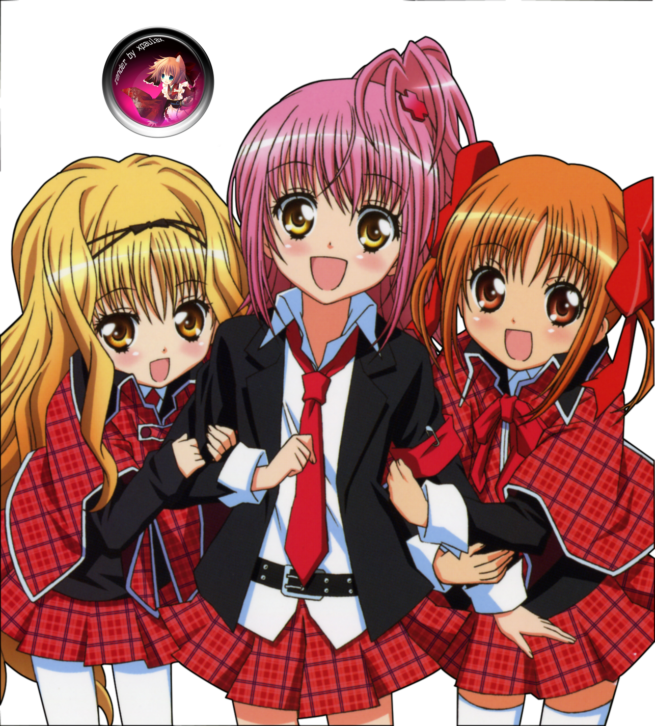 Renders Shugo Chara - Shugo Chara Amu And Rima (1286x1425), Png Download