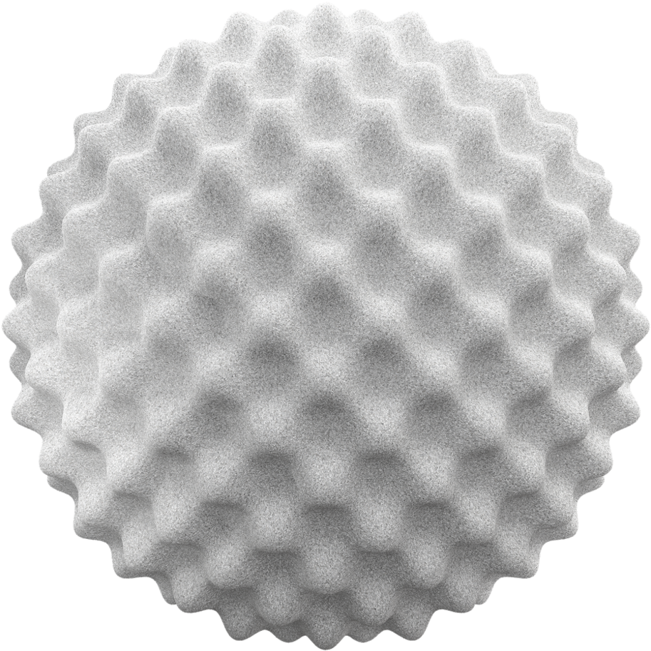 Foampackingeggcrate002 Sphere - Santa Maria Nueva Segovia (1000x1000), Png Download