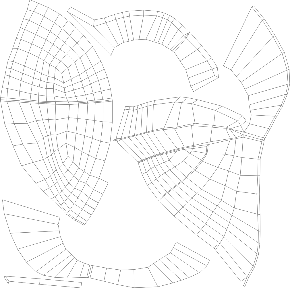 The Helmet Is Unwrapped All I Need To Do Is Texture - Line Art (1024x1024), Png Download