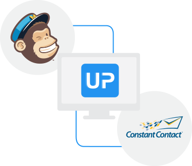 Upvote Has Crafted Seamless Integrations With Mailchimp - Cartoon (387x334), Png Download