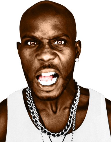 Share This Image - Dmx Amazing Cool Portrait Rap Hip Hop Singer 24x18 (383x488), Png Download