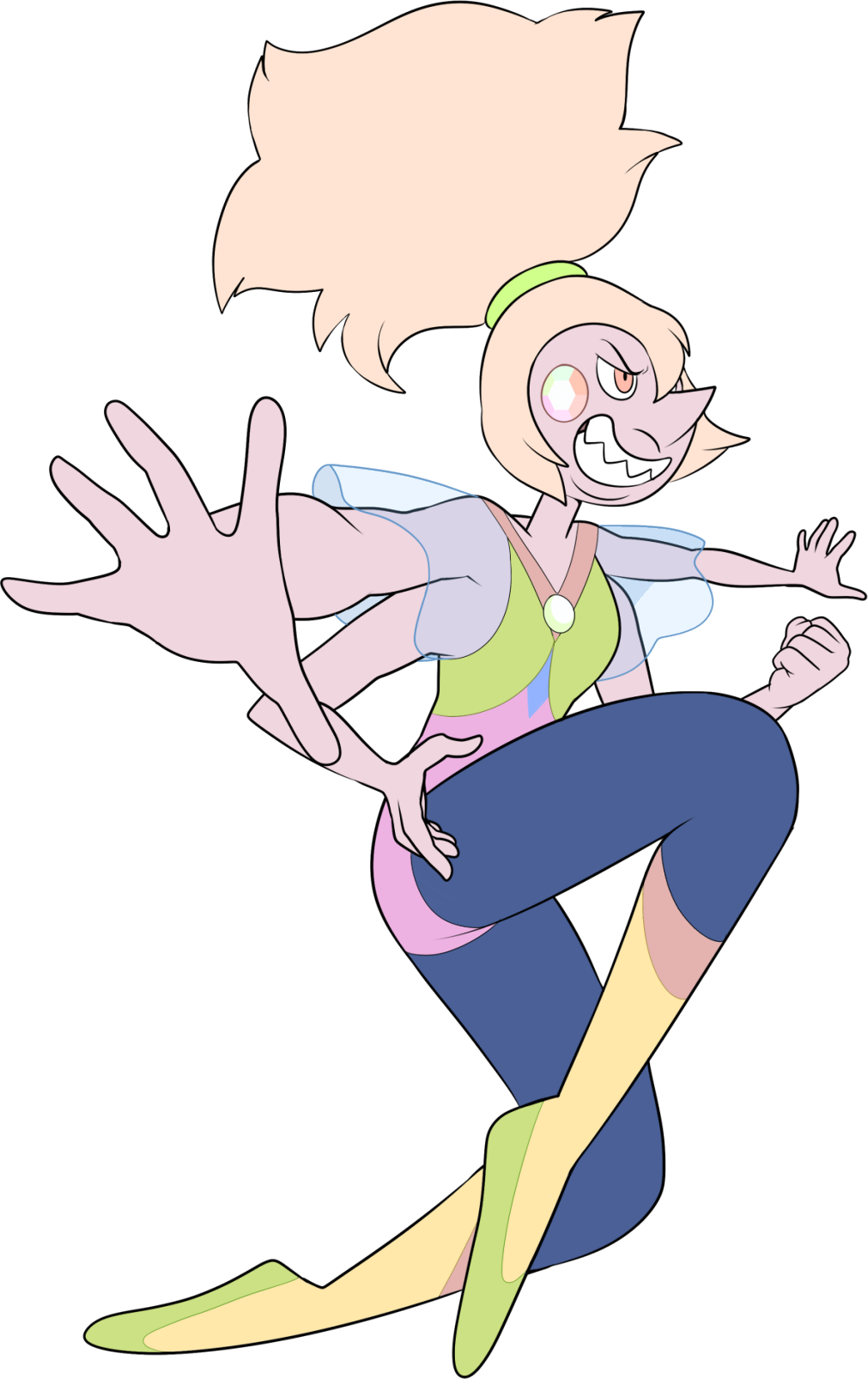 Yellow Opal - Steven Universe Homeworld Opal (1011x1606), Png Download
