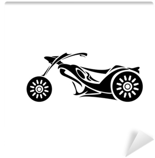 Vector Silhouette Of Classic Motorcycle - Motorcycle (400x400), Png Download