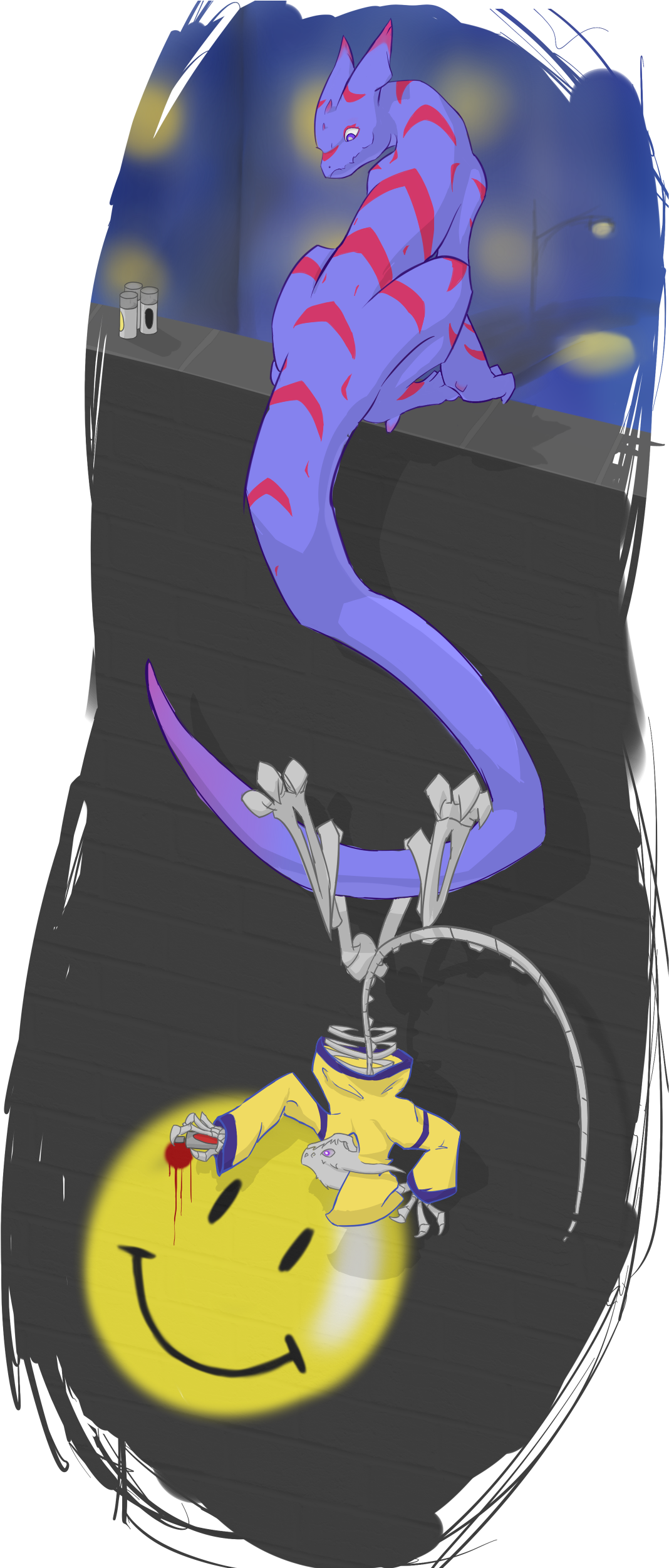 Super Urban Ninjas - Cartoon (1125x2500), Png Download