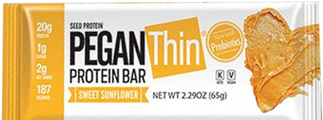 Julian Bakery, Barra De Proteína Paleo Vegana Mantequilla - Julian Bakery Pegan Thin Protein Bar (sweet Sunflower (600x700), Png Download