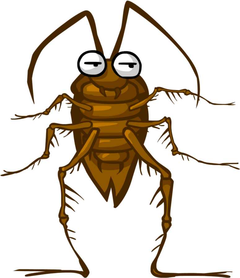 Roach Standing Up Png (834x958), Png Download