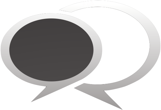 Speech Bubble Icon - Circle (592x519), Png Download