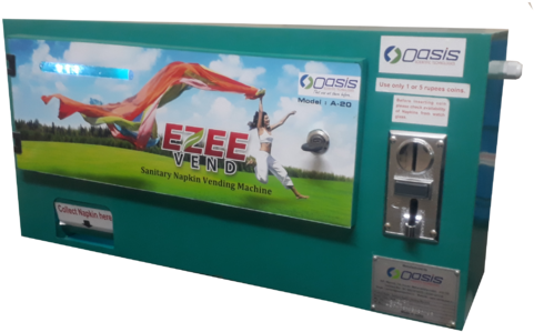 Sanitary Napkin Vending Machine - Sanitary Napkin (500x318), Png Download