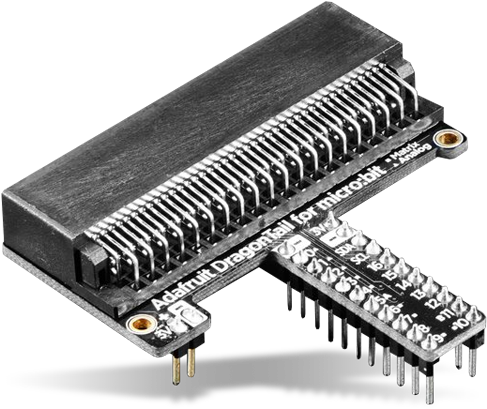 Adafruit Dragontail For Micro - Micro Bit (600x436), Png Download