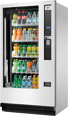 Sinfonia 6 Floor Standing Vending Machine - Vending Machine Drinks (295x420), Png Download