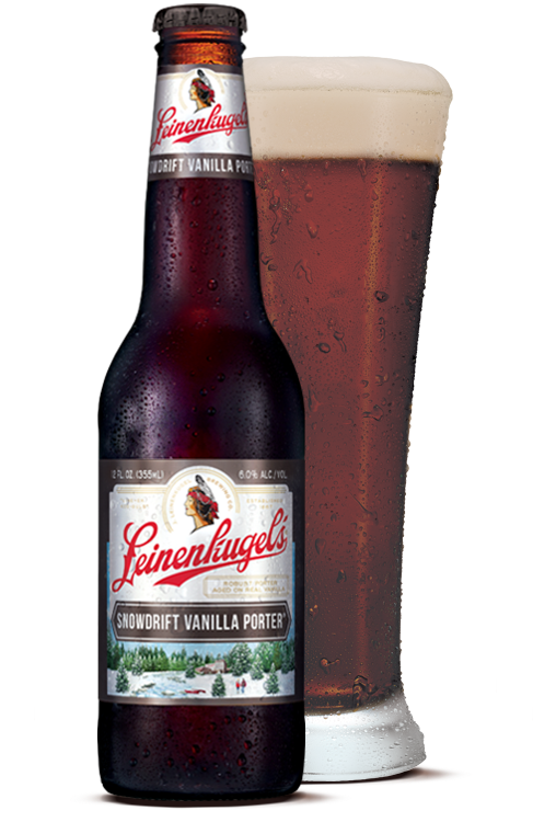 Snowdrift Vanilla Porter® - Leinenkugel Snowdrift Vanilla Porter (495x750), Png Download