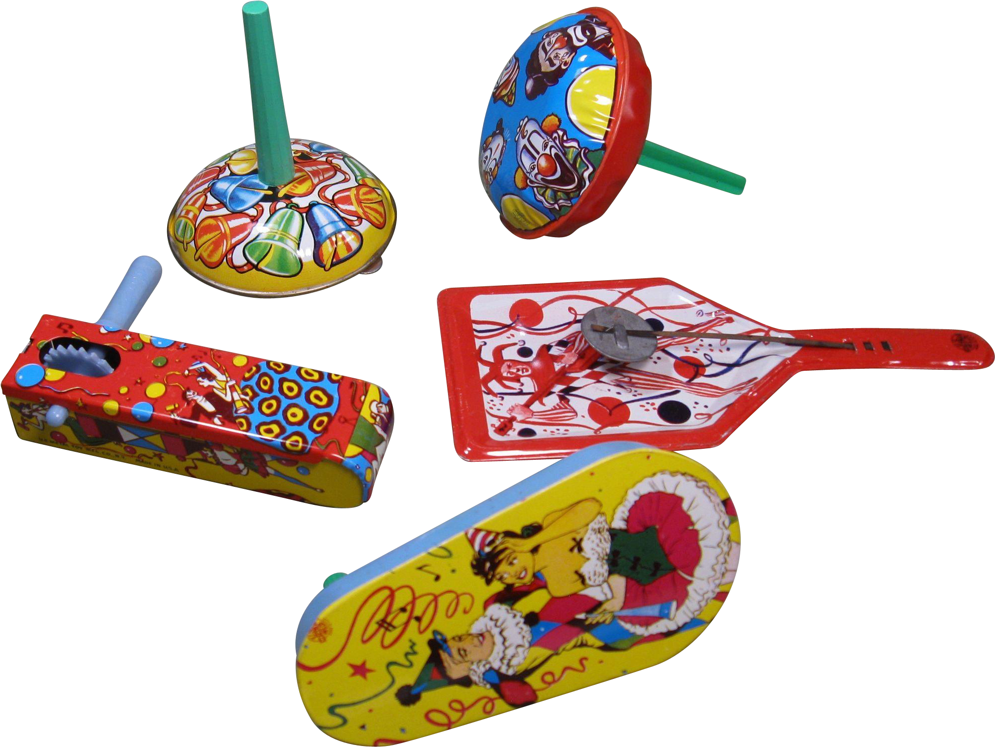 Vintage Ideas For New Year's Eve - New Years Noisemakers (1987x1987), Png Download
