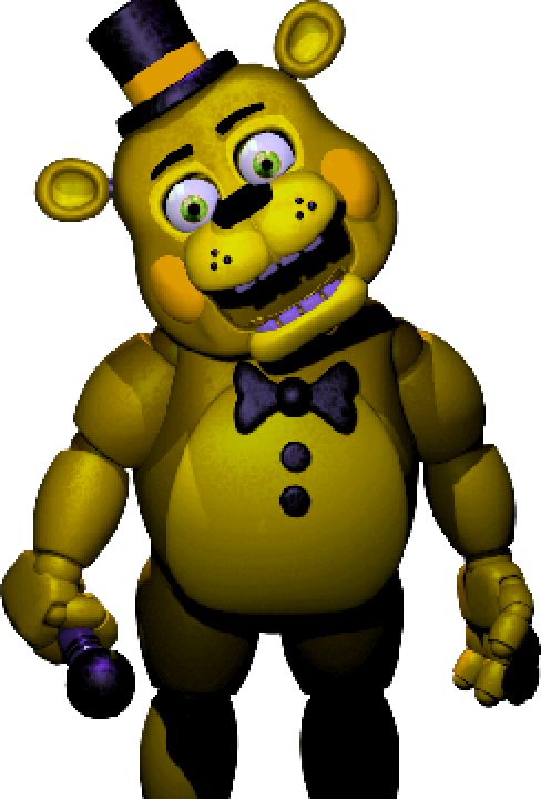 Toy Fredbear - Fnaf Toy Freddy Full Body (488x720), Png Download