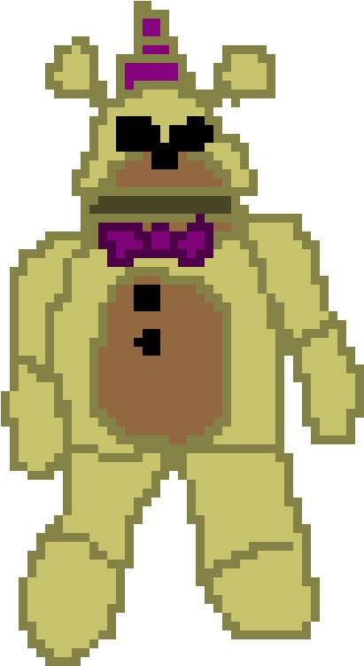 Fredbear - Cartoon (460x750), Png Download