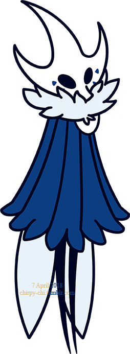 Aki - Hollow Knight (254x693), Png Download