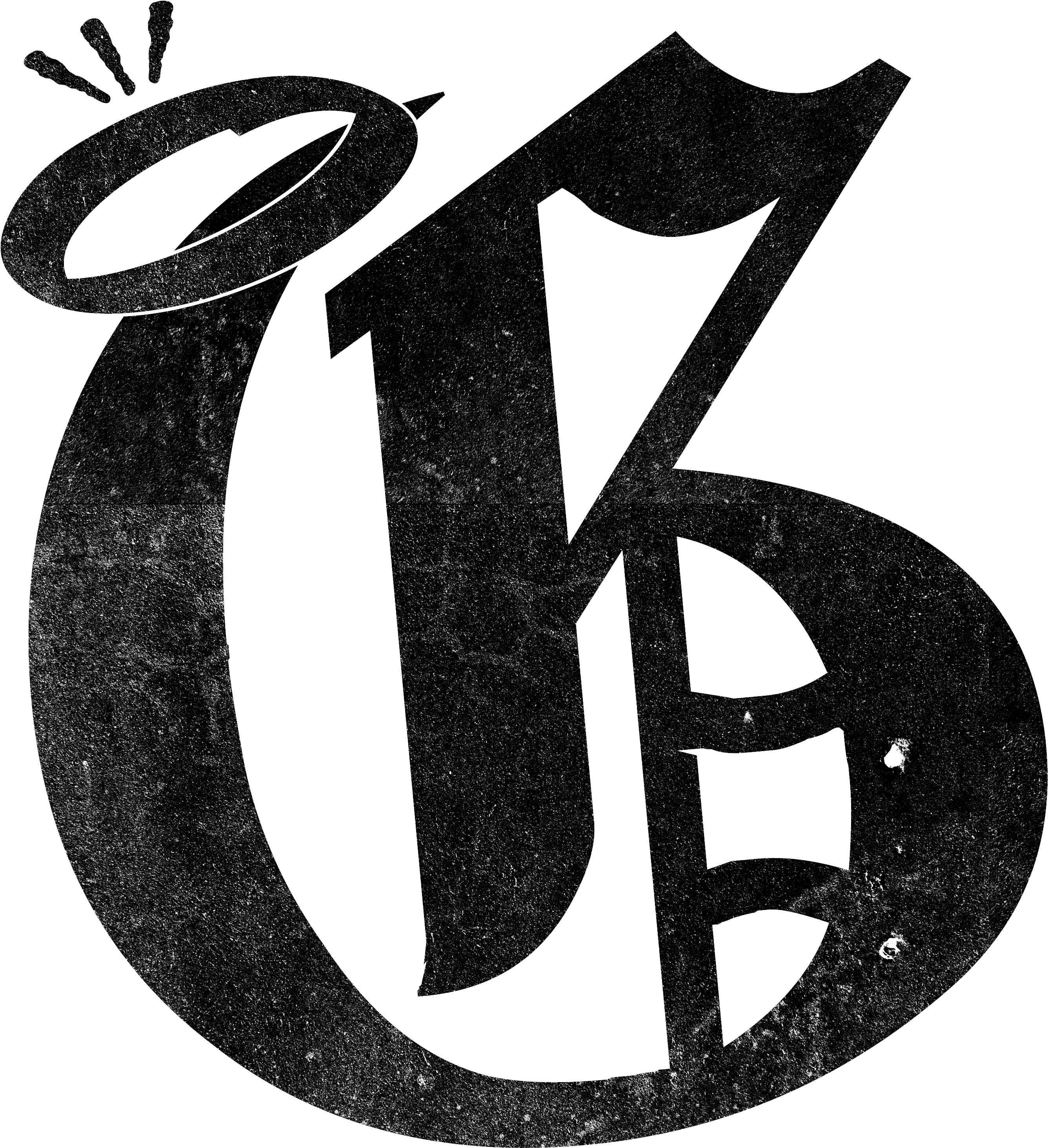 Cart $0 - 00 - Garza In Old English (2753x3071), Png Download