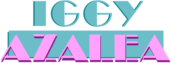 Iggy Azalea 2014 Logo - New Classic (546x223), Png Download
