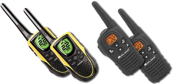 Best Walkie Talkies - Midland Xt27vp 2way Radio (635x280), Png Download