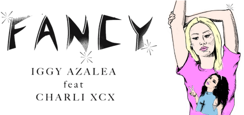 Iggy Azalea Fancy Single (600x230), Png Download
