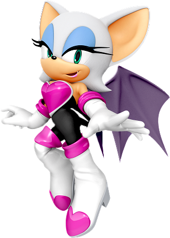 Sonic Runners Rouge - Rouge The Bat Png (331x463), Png Download
