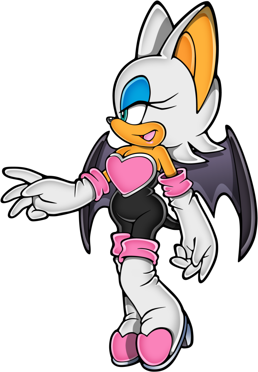 Rouge 16 - Rouge The Bat Sonic Adventure 2 Battle (880x1280), Png Download