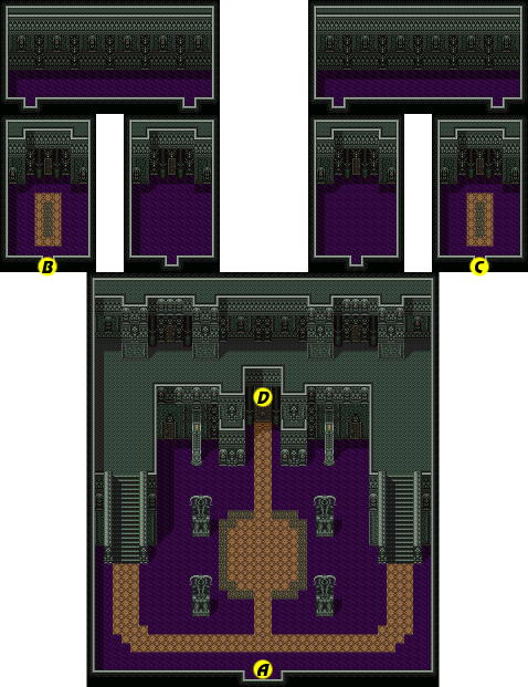 Secret Of Mana Map Northtown Ruins A - Secret Of Mana Northtown Ruins Map (478x621), Png Download