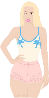 Download 62 Images About Iggy Azalea 🎤👑 On We Heart It - Overlay Png